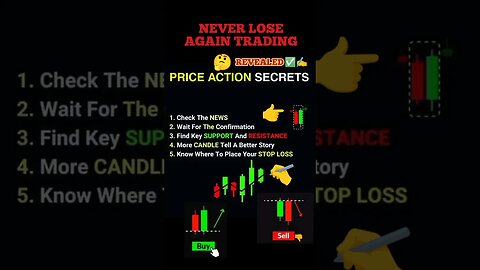 Candlestick Chart 🔥 And powerful Price Action Secrets 💯✅ #shorts #trading #stockmarket #crypto