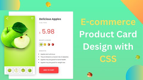 E-commerce Product Card With CSS