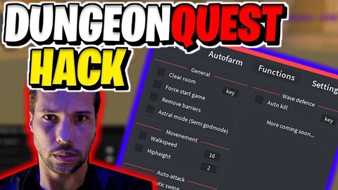 ROBLOX Dungeon Quest Script 2022 GUI Hack : Auto Farm! and More