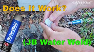 Does It Work, JB Water Weld To Fix Irrigation Pipe
