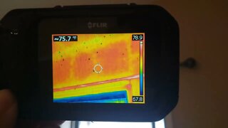 How to use a thermal camera to find a roof leak in your home.