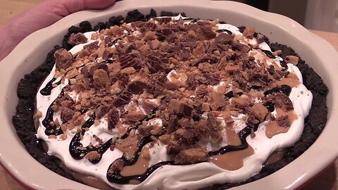 Peanut Butter Pie with Oreo Cookie Crust
