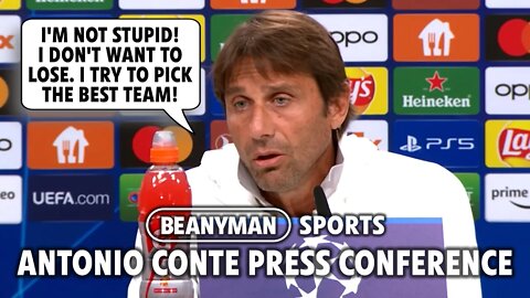 'I'm not STUPID! I DON'T WANT TO LOSE!' | Eintracht Frankfurt v Tottenham | Antonio Conte