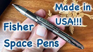 Fisher Space Pen in 4k UHD