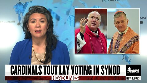 Cardinals Tout Lay Voting In Synod — Headlines — November 1, 2023