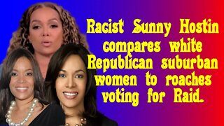 The View's Sunny Hostin compares White Republican woman to Roaches'