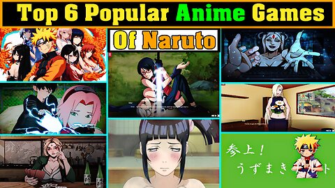 Top 6 Popular Anime Games Of Naruto | 2024 | EzrCaGaminG | Part - 5