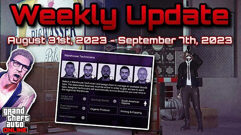 GTA Online - Weekly Update (August 31st, 2023 - September 7th, 2023)