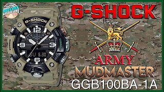 Military Collab! | G-Shock British Army Special Edition 200m Mudmaster GGB100BA-1A Unbox & Review