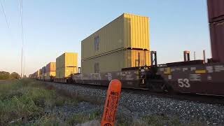 CSX Q169 Intermodal Double-Stack Train from Bascom, Ohio September 24, 2021