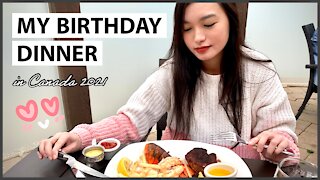 My Birthday Dinner in Canada 2021 | The Keg Steakhouse + Bar