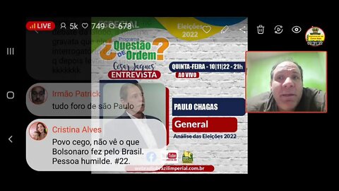 Ao vivo - Bolsonaro vai ler relatório e Allan dos EUA vai as ruas nos EUA