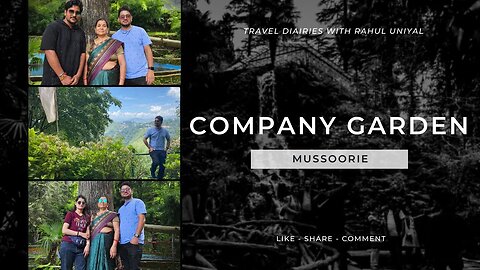 Unveiling the Beauty of Company Garden in Mussoorie | Rahul Uniyal | Travel Diaries | Vlog #34