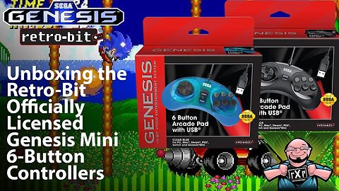 Unboxing the Retro-bit 6 button Wired Arcade Controller for the Sega Genesis Mini