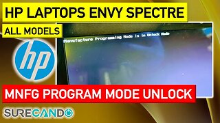 Solve Manufacture Programming Mode Is In Unlock Mode Error LIVE REPAIR HP LAPTOP NOTEBOOK BIOS