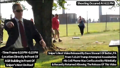 New Sniper's Nest Video Of The Trump Assassination Attempt Has Been *Released*