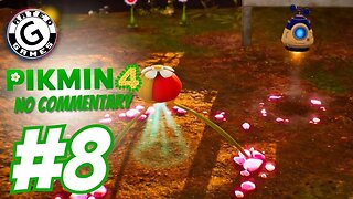 Pikmin 4 No Commentary - Part 8 - Finishing Sun Speckled Terrace (Getting to 100%) and Blue Pikmin