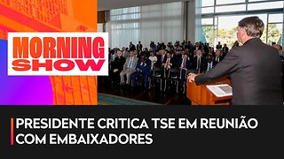 "O encontro do Bolsonaro com embaixadores foi..."