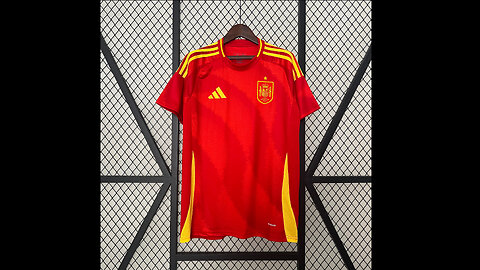 👉🏻⚽️2024 Spain Home Adult Jersey