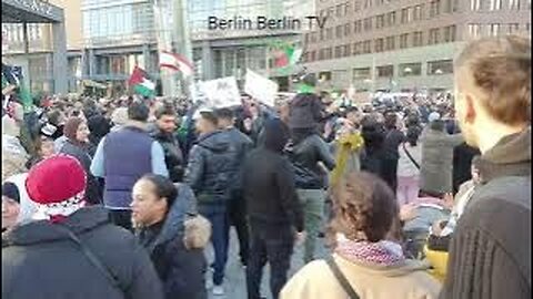 LIve von Palästinenser Demo aus Berlin