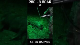 280 lb vs 45-70 GOVT Barnes Bullets