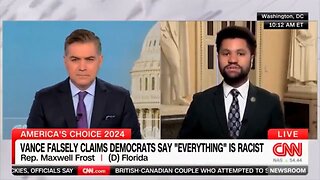 Race-Baiting Democrat Maxwell Frost: Anyone Calling Kamala A DEI Candidate Is Calling Her The N-Word