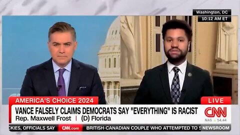 Race-Baiting Democrat Maxwell Frost: Anyone Calling Kamala A DEI Candidate Is Calling Her The N-Word