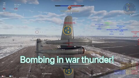 Bombing ppl in WAR THUNDER