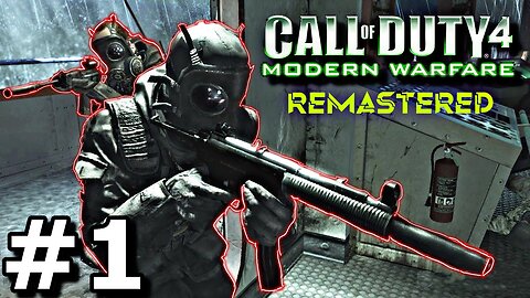 CALL OF DUTY 4 MODERN WARFARE REMASTERED PS5 Gameplay Walkthrough Part 1