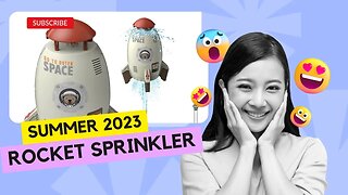 Rocket Sprinkler: Unleashing Fun in Your Backyard - The Ultimate Outdoor Yard Toy for Summer 2023!