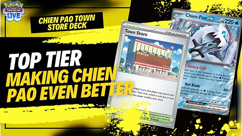 Making Chien-Pao Ex Even Better with Town Store Amazing Combo | Pokemon TCG Live