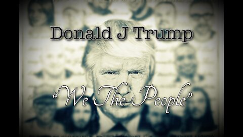 Epic Drawing of Trump- (We The People)