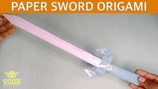 How To Make a Paper Sword Origami - Easy And Step By Step Tutorial
