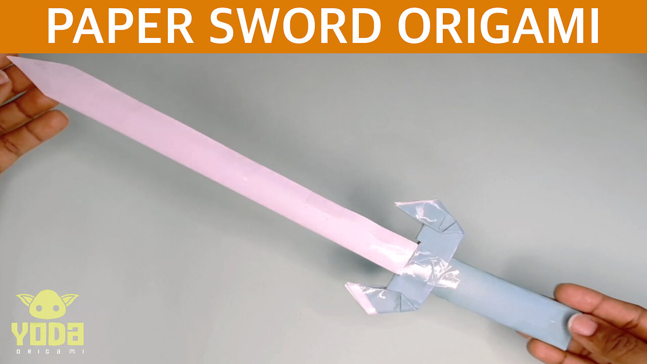 How To Make A Paper Sword Origami - Easy And Step By Step Tutorial