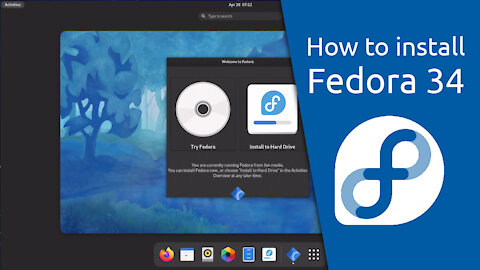 How to install Fedora 34
