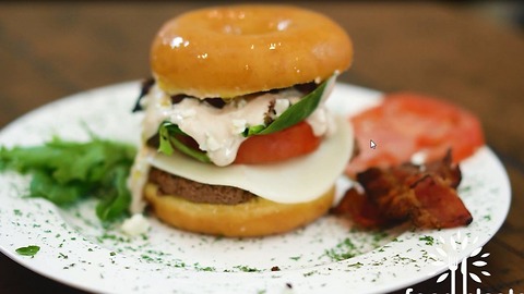 Balsamic Aioli Donut Burger