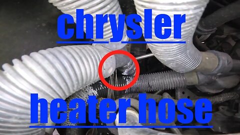 BAD HACK Repair? Heater Hose Replacement Chrysler Town & Country√ Fix it Angel