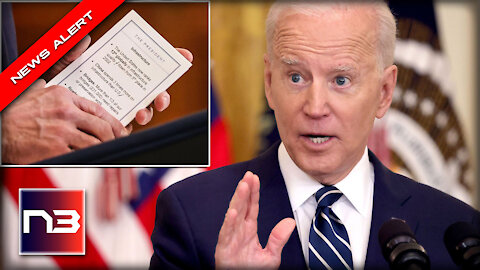 ONE Look at Biden’s Press Conference Notes PROVES the Entire Thing Was Staged