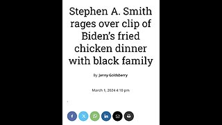 TOP 50 REASONS BLACKS SHOULD VOTE REPUBLICAN (#5) BIDEN BRINGS FRIED CHICKEN TO BLACK FAMILY