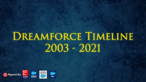 The History of Dreamforce - Algoworks