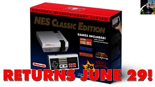 NES Classic Edition Returning June 29th! (& more chances to get SNES Classic Edition)
