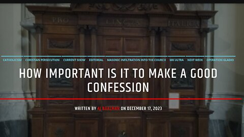 The Importance Of Confessing One's Sins