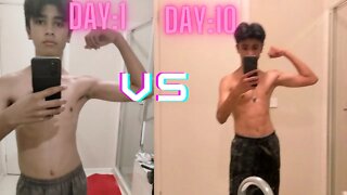 14 Year Old's Workout Routine Skinny to Muscular (2022)