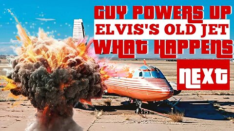 Guy Bought Elvis Presley's 40 Year Old Jet, And Powers It Up🤯