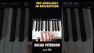 Oscar Peterson Lick #6