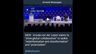 News Shorts: Ursula von der Leyen Wants More Censorship