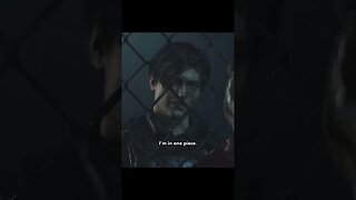 Reaction of Claire Redfield and Leon Kennedy when meet Resident Evil 2 Remake #shorts