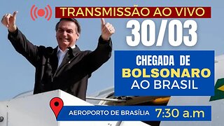 Urgente! Bolsonaro chega ao Brasil e é recebido por milhares no aeroporto de Brasília