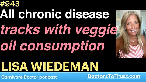LISA WIEDEMAN b | All chronic disease tracks with veggie oil consumption