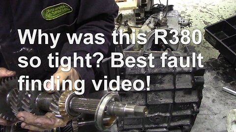 Why was this R380 so tight? Best fault finding video!